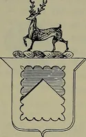 An illustration from America heraldica : a compilation of coats of arms, crests and mottoes of prominent American families settled in this country before 1800 (1887)