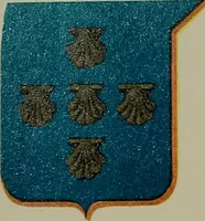 An illustration from America heraldica : a compilation of coats of arms, crests and mottoes of prominent American families settled in this country before 1800 (1887)