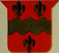 An illustration from America heraldica : a compilation of coats of arms, crests and mottoes of prominent American families settled in this country before 1800 (1887)