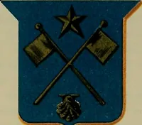 An illustration from America heraldica : a compilation of coats of arms, crests and mottoes of prominent American families settled in this country before 1800 (1887)