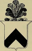 An illustration from America heraldica : a compilation of coats of arms, crests and mottoes of prominent American families settled in this country before 1800 (1887)