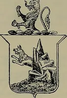 An illustration from America heraldica : a compilation of coats of arms, crests and mottoes of prominent American families settled in this country before 1800 (1887)
