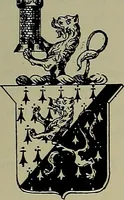 An illustration from America heraldica : a compilation of coats of arms, crests and mottoes of prominent American families settled in this country before 1800 (1887)