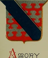 Picture 295 of 386 from America heraldica : a compilation of coats of arms, crests and mottoes of prominent American families settled in this country before 1800 (1887), leaf 198