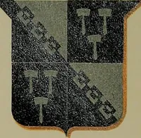 Picture 298 of 386 from America heraldica : a compilation of coats of arms, crests and mottoes of prominent American families settled in this country before 1800 (1887), leaf 198