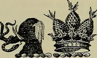 An illustration from America heraldica : a compilation of coats of arms, crests and mottoes of prominent American families settled in this country before 1800 (1887)