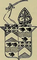 An illustration from America heraldica : a compilation of coats of arms, crests and mottoes of prominent American families settled in this country before 1800 (1887)