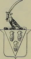Picture 336 of 386 from America heraldica : a compilation of coats of arms, crests and mottoes of prominent American families settled in this country before 1800 (1887), leaf 215