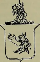 An illustration from America heraldica : a compilation of coats of arms, crests and mottoes of prominent American families settled in this country before 1800 (1887)