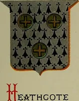 An illustration from America heraldica : a compilation of coats of arms, crests and mottoes of prominent American families settled in this country before 1800 (1887)