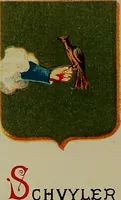 Picture 17 of 386 from America heraldica : a compilation of coats of arms, crests and mottoes of prominent American families settled in this country before 1800 (1887), leaf 24