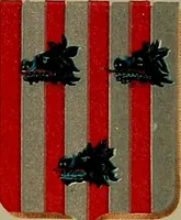 Picture 379 of 386 from America heraldica : a compilation of coats of arms, crests and mottoes of prominent American families settled in this country before 1800 (1887), leaf 264