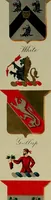 Picture 385 of 386 from America heraldica : a compilation of coats of arms, crests and mottoes of prominent American families settled in this country before 1800 (1887), leaf 276
