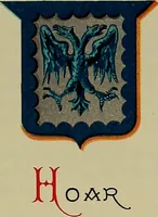 An illustration from America heraldica : a compilation of coats of arms, crests and mottoes of prominent American families settled in this country before 1800 (1887)