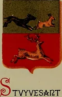 Picture 43 of 386 from America heraldica : a compilation of coats of arms, crests and mottoes of prominent American families settled in this country before 1800 (1887), leaf 40