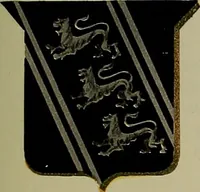 An illustration from America heraldica : a compilation of coats of arms, crests and mottoes of prominent American families settled in this country before 1800 (1887)