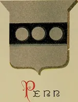An illustration from America heraldica : a compilation of coats of arms, crests and mottoes of prominent American families settled in this country before 1800 (1887)