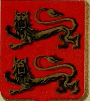 An illustration from America heraldica : a compilation of coats of arms, crests and mottoes of prominent American families settled in this country before 1800 (1887)