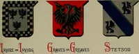 An illustration from America heraldica : a compilation of coats of arms, crests and mottoes of prominent American families settled in this country before 1800 (1887)