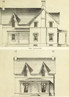 An illustration from The American architect : comprising original designs of cheap country and village residences, with details, specifications, plans and directions, and an estimate of the cost of each design (1849)