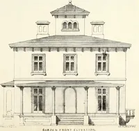 Picture 3 of 57 from The American architect : comprising original designs of cheap country and village residences, with details, specifications, plans and directions, and an estimate of the cost of each design (1849), leaf 12
