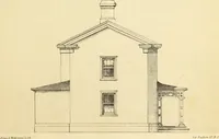 An illustration from The American architect : comprising original designs of cheap country and village residences, with details, specifications, plans and directions, and an estimate of the cost of each design (1849)