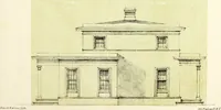 Picture 49 of 57 from The American architect : comprising original designs of cheap country and village residences, with details, specifications, plans and directions, and an estimate of the cost of each design (1849), leaf 132