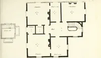 An illustration from The American architect : comprising original designs of cheap country and village residences, with details, specifications, plans and directions, and an estimate of the cost of each design (1849)