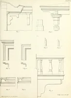 An illustration from The American architect : comprising original designs of cheap country and village residences, with details, specifications, plans and directions, and an estimate of the cost of each design (1849)