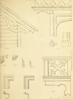 An illustration from The American architect : comprising original designs of cheap country and village residences, with details, specifications, plans and directions, and an estimate of the cost of each design (1849)