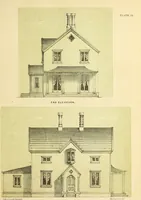 An illustration from The American architect : comprising original designs of cheap country and village residences, with details, specifications, plans and directions, and an estimate of the cost of each design (1849)