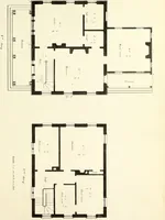 An illustration from The American architect : comprising original designs of cheap country and village residences, with details, specifications, plans and directions, and an estimate of the cost of each design (1849)