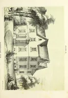 An illustration from The American architect : comprising original designs of cheap country and village residences, with details, specifications, plans and directions, and an estimate of the cost of each design (1849)