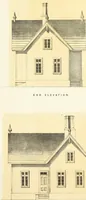 An illustration from The American architect : comprising original designs of cheap country and village residences, with details, specifications, plans and directions, and an estimate of the cost of each design (1849)