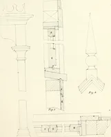 An illustration from The American architect : comprising original designs of cheap country and village residences, with details, specifications, plans and directions, and an estimate of the cost of each design (1849)