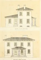 An illustration from The American architect : comprising original designs of cheap country and village residences, with details, specifications, plans and directions, and an estimate of the cost of each design (1849)