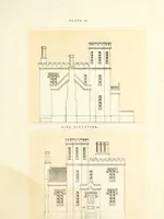 An illustration from The American architect : comprising original designs of cheap country and village residences, with details, specifications, plans and directions, and an estimate of the cost of each design (1849)