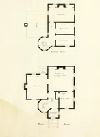 An illustration from The American architect : comprising original designs of cheap country and village residences, with details, specifications, plans and directions, and an estimate of the cost of each design (1849)