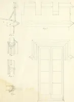 An illustration from The American architect : comprising original designs of cheap country and village residences, with details, specifications, plans and directions, and an estimate of the cost of each design (1849)