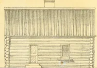 An illustration from The American architect : comprising original designs of cheap country and village residences, with details, specifications, plans and directions, and an estimate of the cost of each design (1849)
