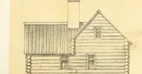 An illustration from The American architect : comprising original designs of cheap country and village residences, with details, specifications, plans and directions, and an estimate of the cost of each design (1849)