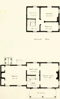 An illustration from The American architect : comprising original designs of cheap country and village residences, with details, specifications, plans and directions, and an estimate of the cost of each design (1849)