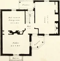 An illustration from The American architect : comprising original designs of cheap country and village residences, with details, specifications, plans and directions, and an estimate of the cost of each design (1849)