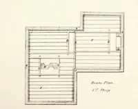 Picture 26 of 58 from The American architect : comprising original designs of cheap country and village residences, with details, specifications, plans and directions, and an estimate of the cost of each design (1849), leaf 66