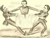 Picture 56 of 93 from American caricatures pertaining to the Civil War (1918), leaf 102