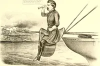 Picture 57 of 93 from American caricatures pertaining to the Civil War (1918), leaf 104