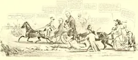 An illustration from American caricatures pertaining to the Civil War (1918)