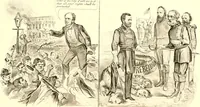 Picture 73 of 93 from American caricatures pertaining to the Civil War (1918), leaf 136