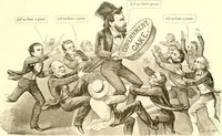 Picture 77 of 93 from American caricatures pertaining to the Civil War (1918), leaf 142
