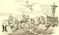 Picture 83 of 93 from American caricatures pertaining to the Civil War (1918), leaf 154